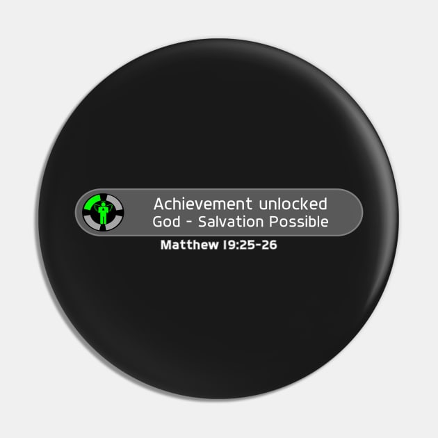 Achievement Unlocked Pin by TGprophetdesigns