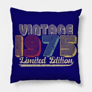 Vintage 1975 Limited Edition 45th Birthday Gift Pillow