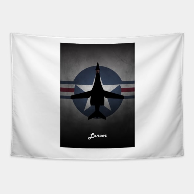 B-1 Lancer USAF Tapestry by aviationart