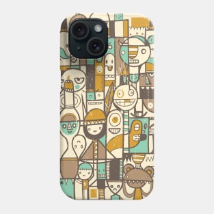 Retro People Phone Case