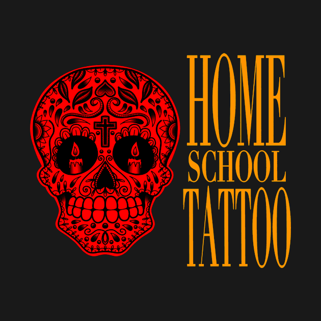 HomeSchoolTattoo Sugarskull by HomeSchoolTattoo