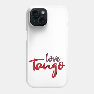 Love Tango Purple Red by PK.digart Phone Case