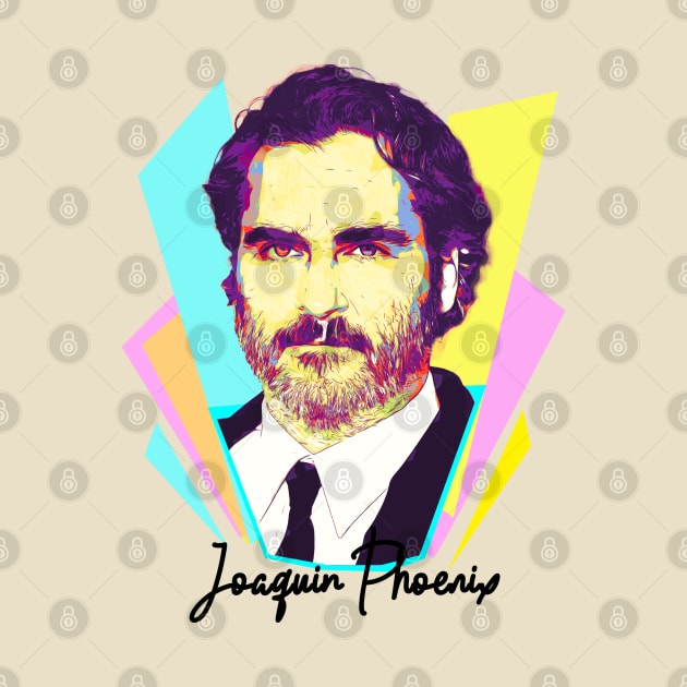 Joaquin Phoenix Wpap Pop Art Design by Piomio