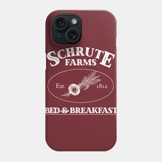 Schrute Farms Bed & Breakfast Phone Case by chrissyloo