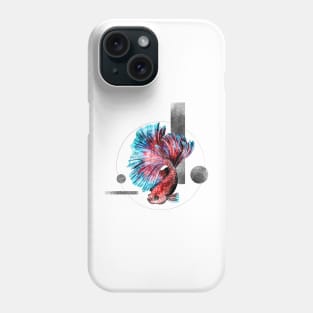 Modern Beta Fish Phone Case