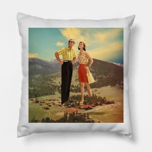 On The Bright - Surreal/Collage Art Pillow