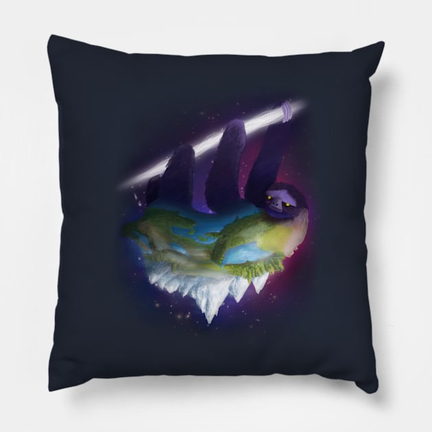 The Worldsloth Pillow by sparkmark