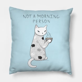 Morning Pajamas Cat Pillow