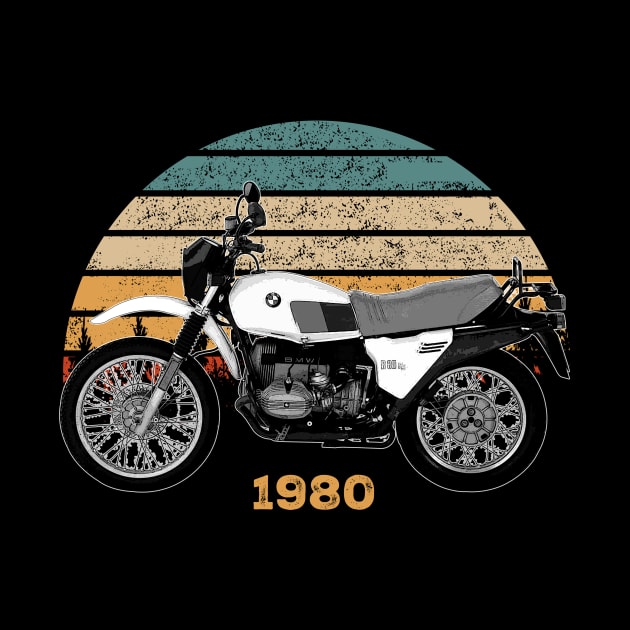 1980 BMW R 80 G-S Vintage Motorcycle Design by Madisen Harvey