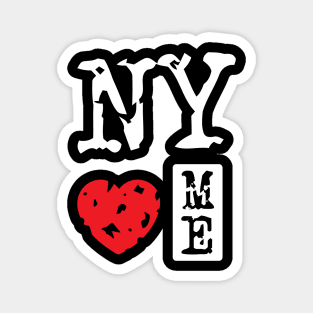 New York Loves Me Magnet