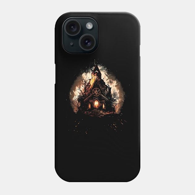 BURNING CH Phone Case by Follow The Blood