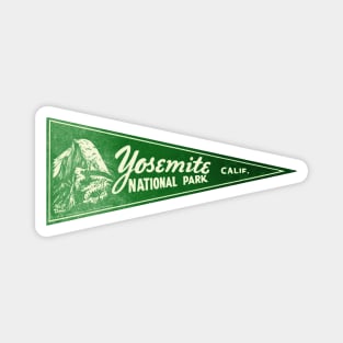 1945 Yosemite National Park California Magnet