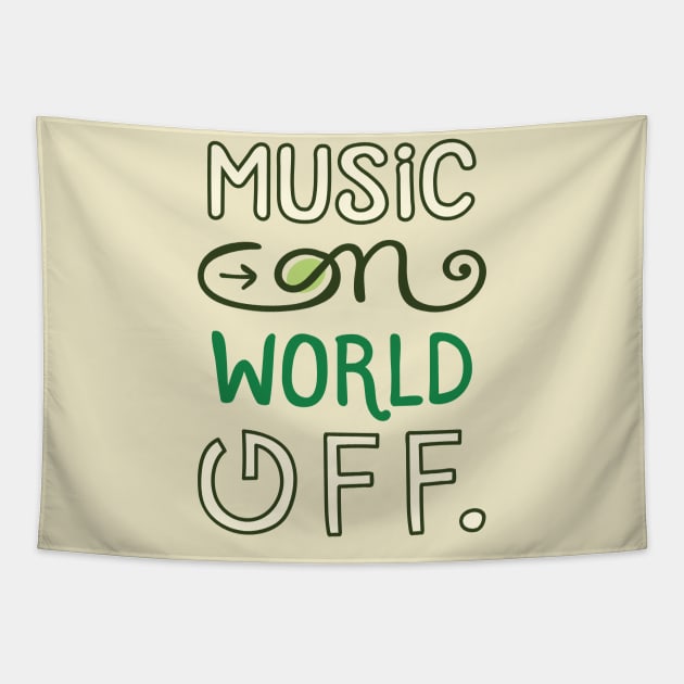 Music Is My Life Tapestry by Urban_Vintage