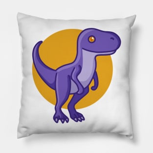 Cute Velociraptor, Dino, Dinosaur Pillow