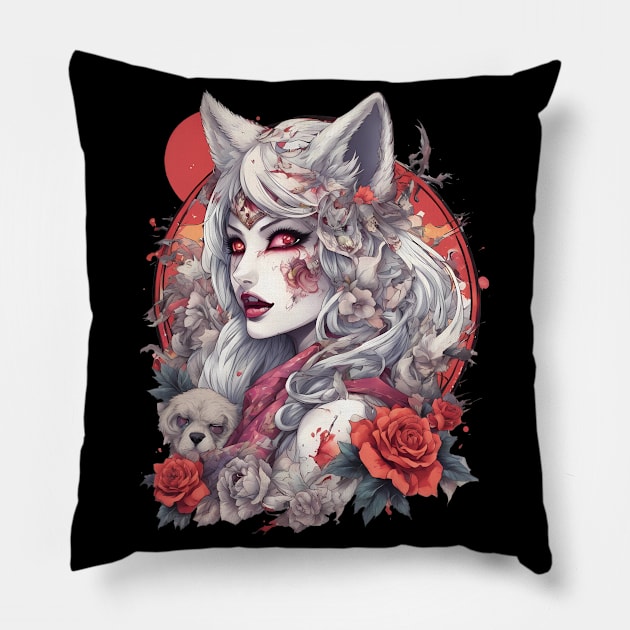 Werewolf Zombie Pillow by animegirlnft