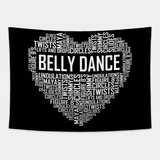 Belly Dance Heart Tapestry