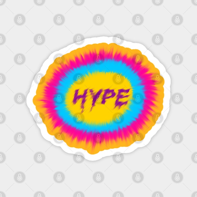 Hype Tie Dye Magnet by yogisnanda