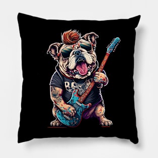 Bulldog Rocker Pillow