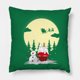 Snowy Christmas Pillow