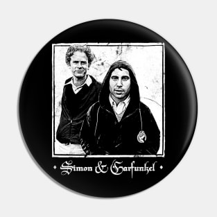 † Simon & Garfunkel --- Vintage Faded-Style Aesthetic † Pin