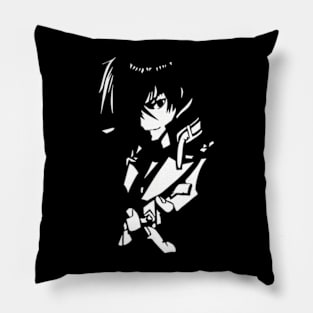 The Misfit of Demon King Academy Cool Silhouette of Anos Voldigoad the Demon King of Tyranny Pillow