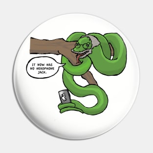 Serpent and Forbidden Fruit Pin