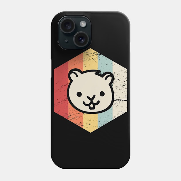 Retro 70s Gerbil Phone Case by Wizardmode