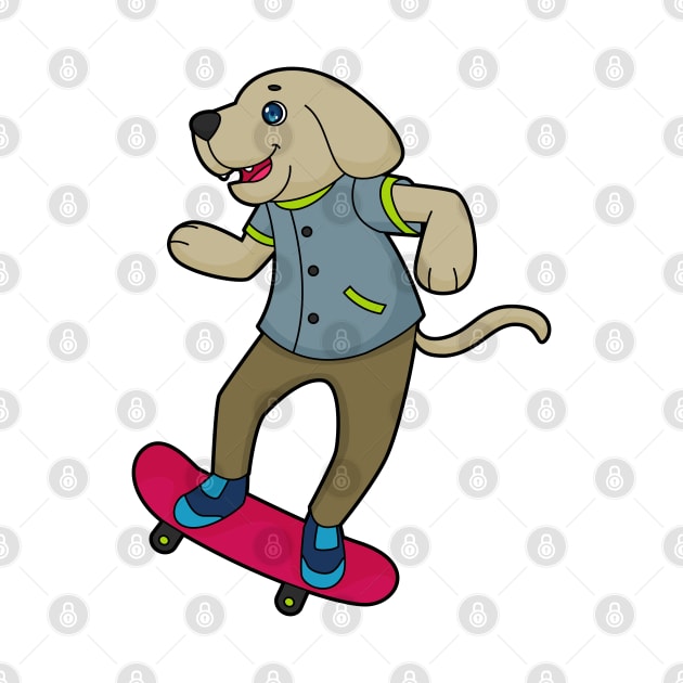 Dog Skater Skateboard by Markus Schnabel