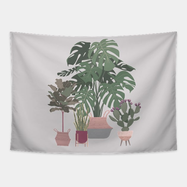 Urban jungle 3 Tapestry by ikerpazstudio