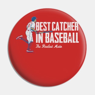 J.T Realmuto Best Catcher In Baseball Pin