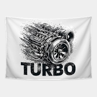 Turbo Engine Tapestry