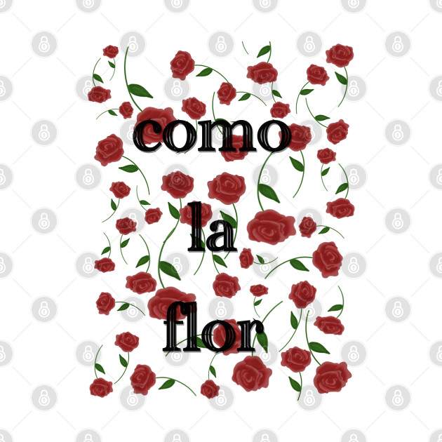 Como la flor red rose pattern design by kuallidesigns