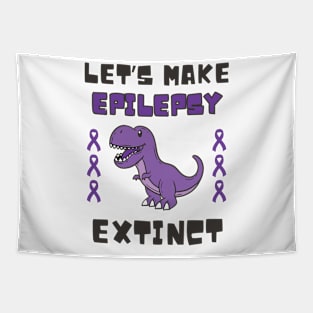 Epilepsy Extinct T-Rex Epilepsy Awareness Month Tapestry