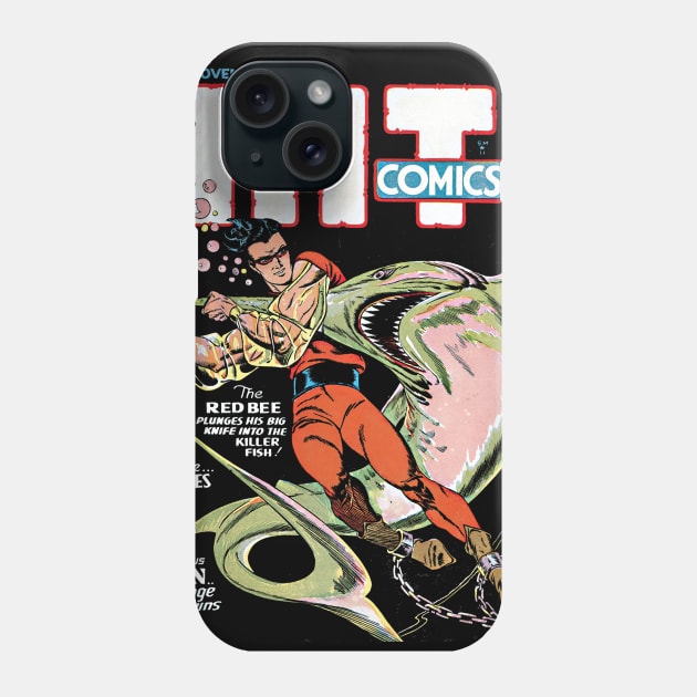 Hit Comics Phone Case by Mr Campbell