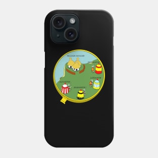 asterix and obelix magnifying glass + name Phone Case