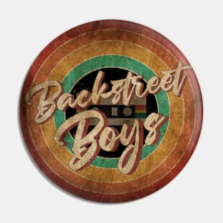 Backstreet Boys Vintage Circle Art Pin