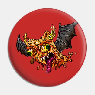 Bat Pizza Pin