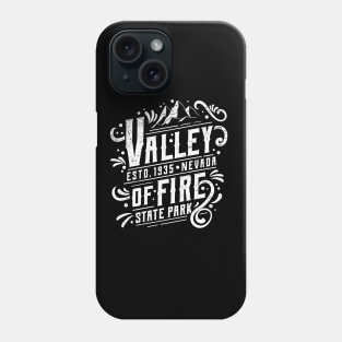 Valley of Fire State Park Art Vintage Motive Phone Case