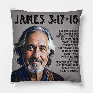 James 3:17-18 Pillow