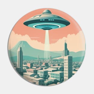 Retro-Future Skyline Pin