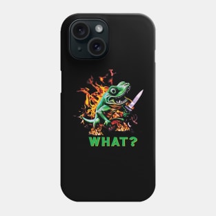 Angry Dinosaur -- Phone Case