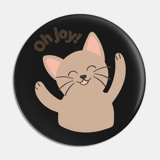 Joyful Kitty Pin by Quintyne95