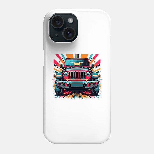 Jeep Wrangler Phone Case by Vehicles-Art