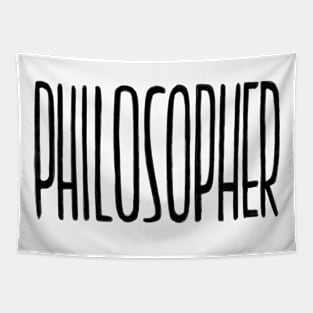 Philosopher, handwritten, Philosophy Tapestry