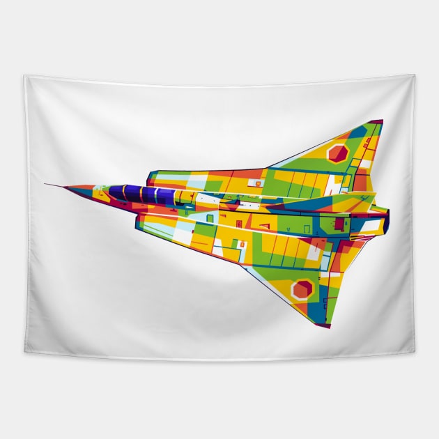 Saab SK 35C Draken Tapestry by wpaprint