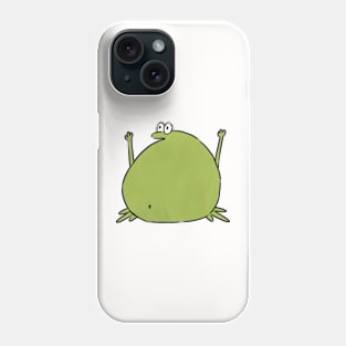 Funny cartoon frog Phone Case