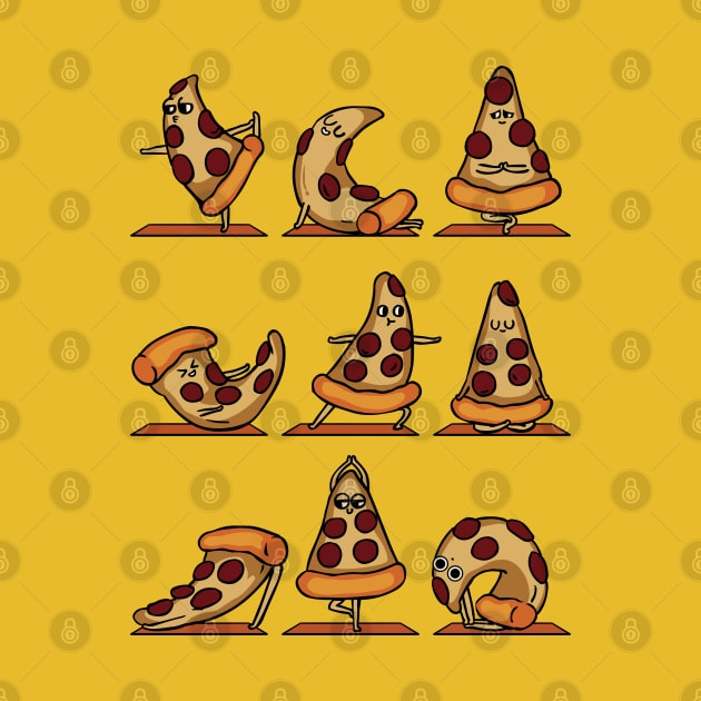 Pizza Yoga by huebucket