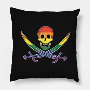 Pirate Pride (darkMode) Pillow