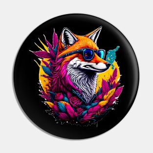 Retro Fox Pin