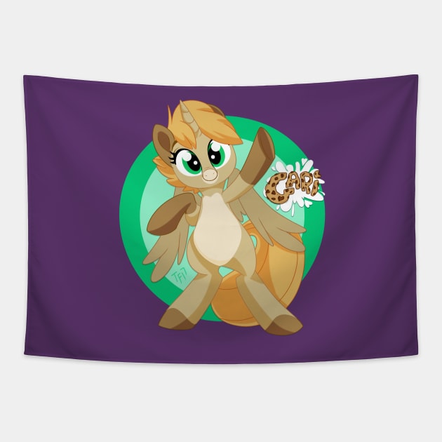 Gari the Cookie Pony Tapestry by nanook1234